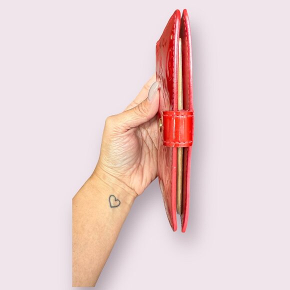 Louis Vuitton Red Vernis Agenda PM | Original Inserts - Picture 3 of 5